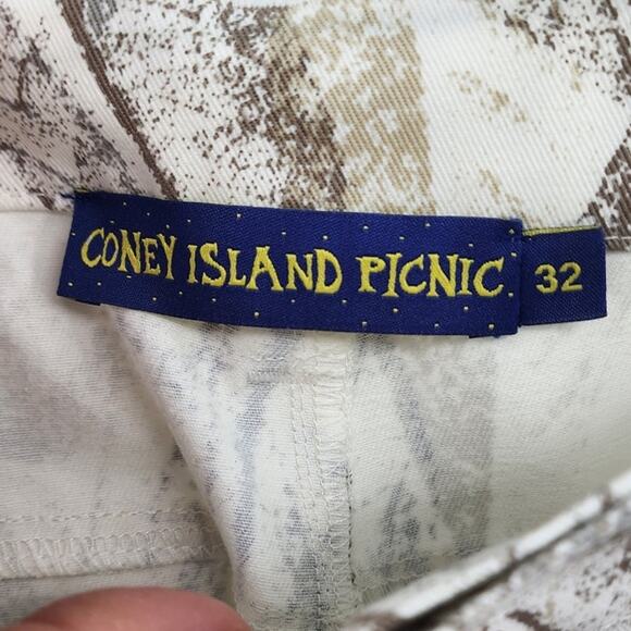 Coney Island Picnic Le Jardin Carpenter Pants Coconut Milk Cargo Pant Size 32 - Picture 11 of 12